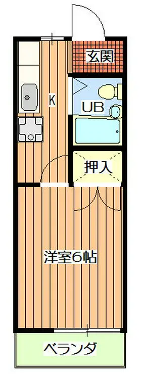 第3T&W東元ハイツ 1階階 間取り