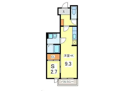 TREFLE III(1SK/1階)の間取り写真