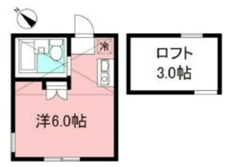 ユナイト生麦ミケランジェロ 2階階 間取り