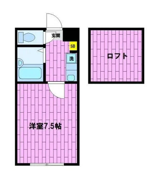 コモハイツ相模大野 1階階 間取り