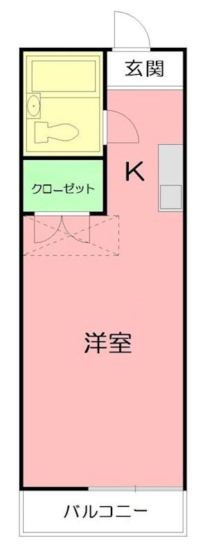スペース松蓮寺(1K/2階)の間取り写真