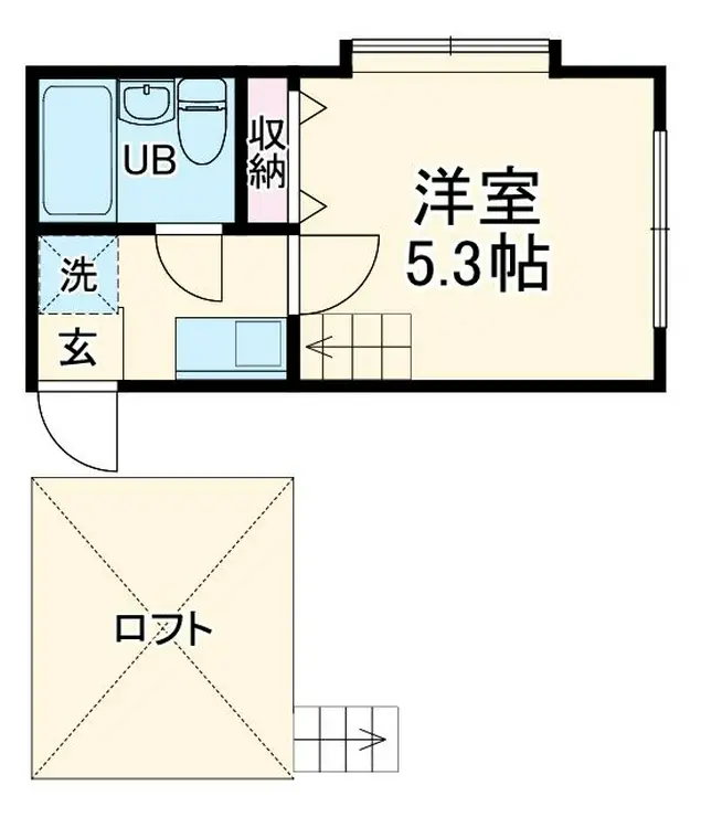 アルシェ大久保 2階階 間取り