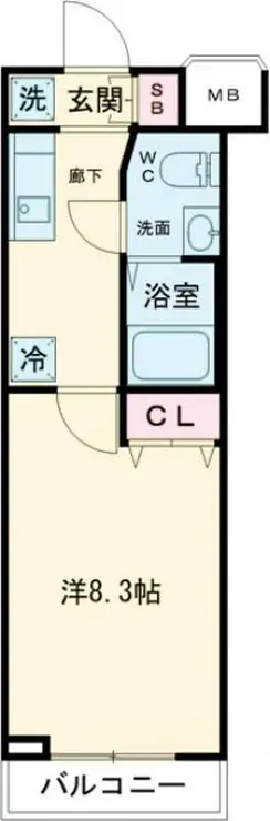 アイルイムーブル府中 4階階 間取り