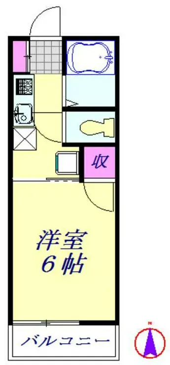 ベルエキップ 1階階 間取り