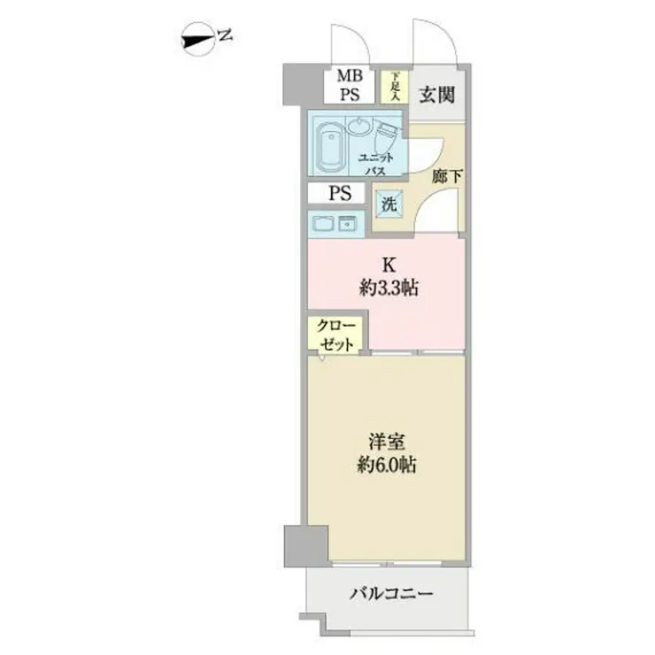 ライオンズマンション元住吉第5 1階階 間取り