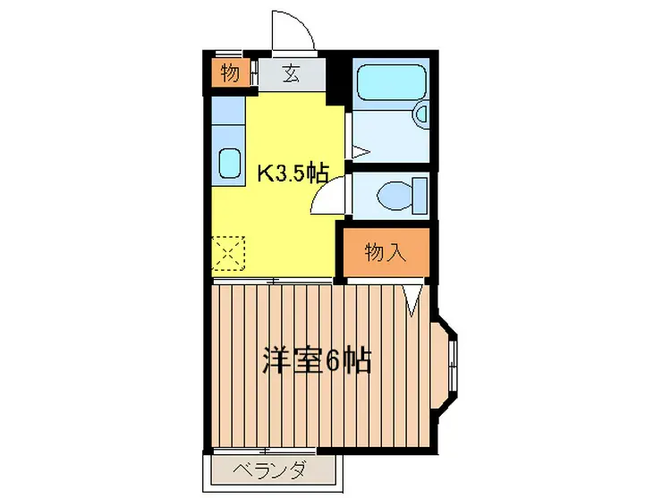 ハイツエクセル 2階階 間取り