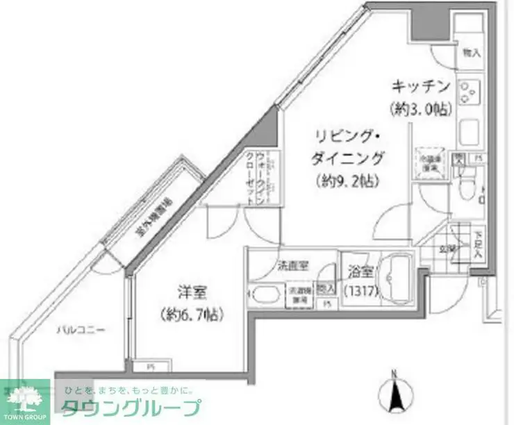 エーデル練馬 6階階 間取り