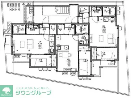 KEIAI RESIDENCE 北大宮(1LDK/3階)の間取り写真
