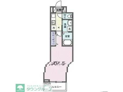 セグロ 358(1K/2階)の間取り写真