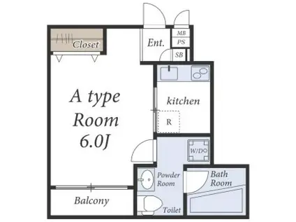 リブリ・ストラダーレ(1K/1階)の間取り写真