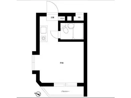 アートイン豊玉(ワンルーム/4階)の間取り写真