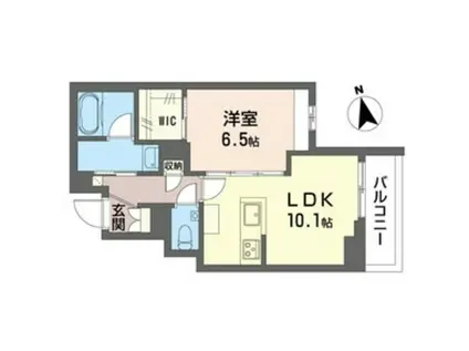 カーサレジオ戸塚(1LDK/2階)の間取り写真