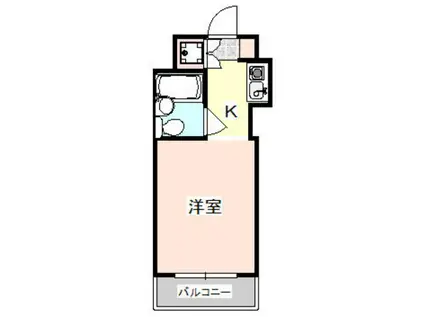 TOP西川口第3(ワンルーム/3階)の間取り写真
