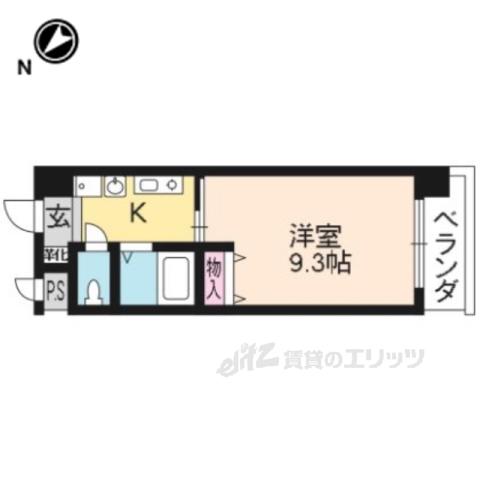 セトルはまおおつ(1K/3階)の間取り写真