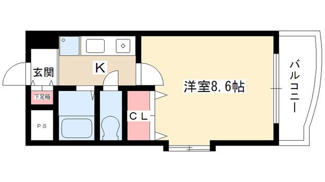 シティライフ本郷(1K/4階)の間取り写真