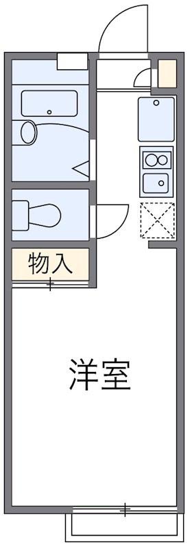 エトワール田園調布(1K/1階)の間取り写真