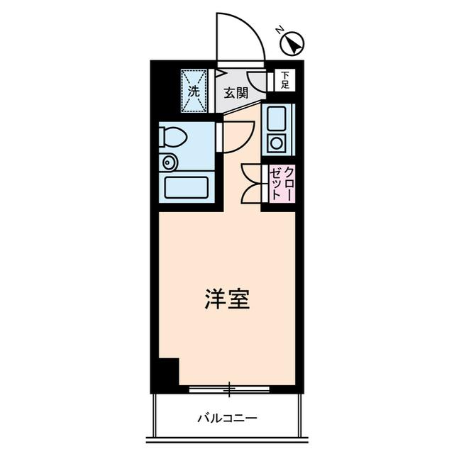 ダイホープラザ橋本III(ワンルーム/3階)の間取り写真
