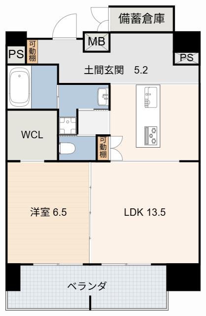 豊田駅前ビル(1LDK/10階)の間取り写真