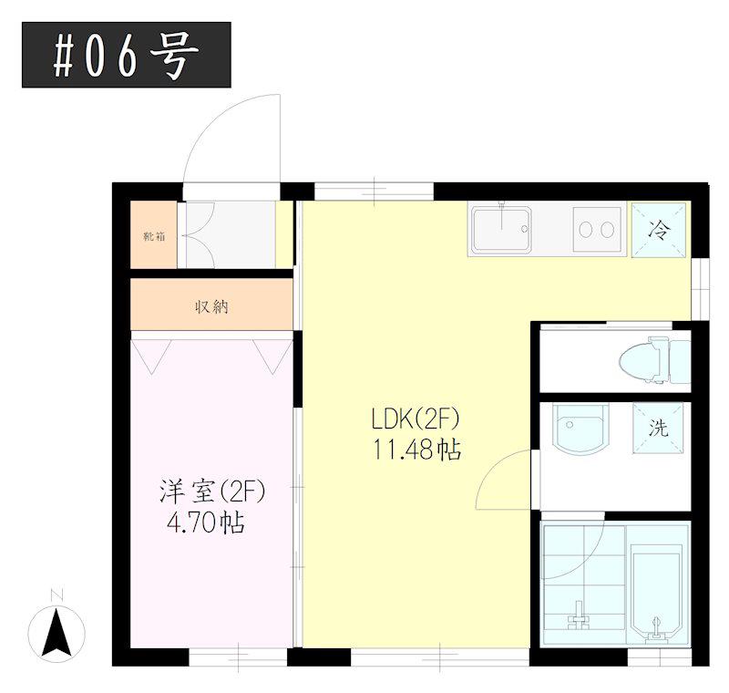 吉祥寺の家(1LDK/2階)の間取り写真