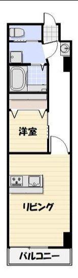 総建みどりハイム(1LDK/2階)の間取り写真