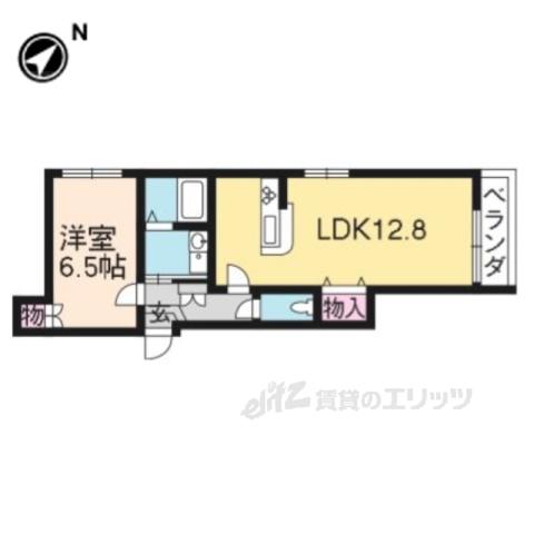 クレールフォレ(1LDK/2階)の間取り写真