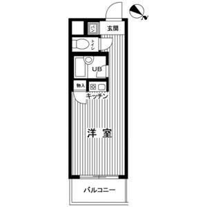 ステージコート浦和常盤(ワンルーム/3階)の間取り写真