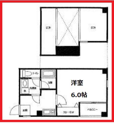 エーワン蔵前(1K/3階)の間取り写真
