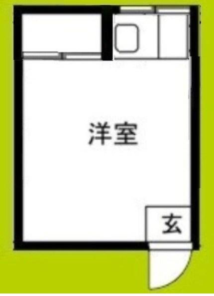 プリンスマンション(ワンルーム/3階)の間取り写真