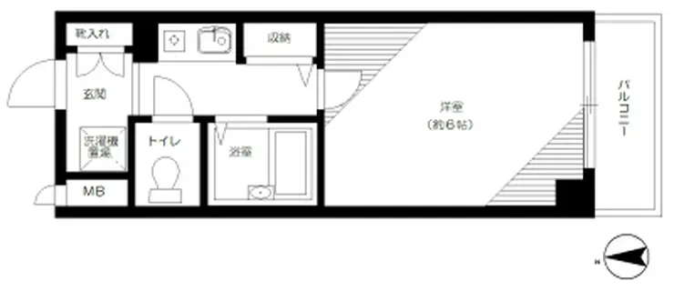 クレメント白金JP 2階階 間取り