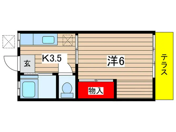 ジェミニハイツ 1階階 間取り