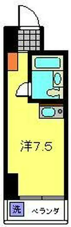 ライオンズマンション伊勢佐木長者町第2 2階階 間取り