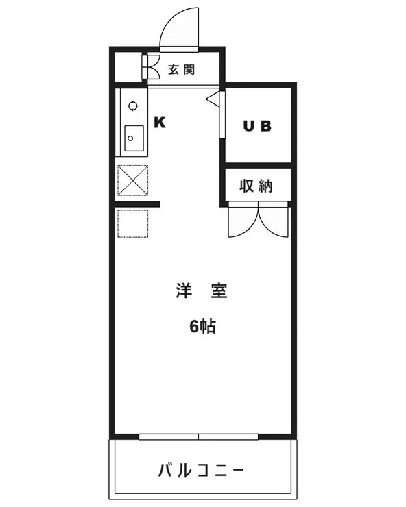 シャルム新城 2階階 間取り