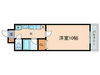 MY・LY・ANE(1K/5階)の間取り写真