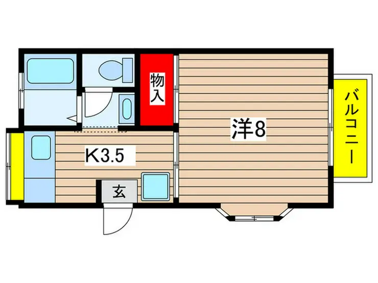 メゾン井田 2階階 間取り