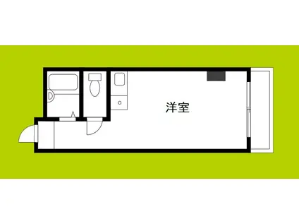 住之江I番館(ワンルーム/2階)の間取り写真