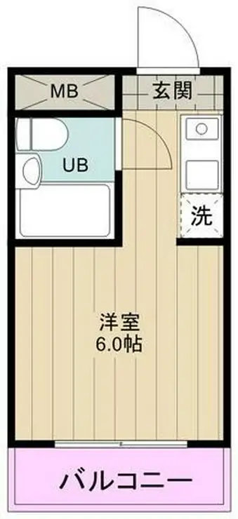 タッシ国立 4階階 間取り