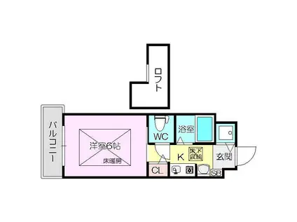 エステムコート新大阪Ⅲステーションプラザ(1K/4階)の間取り写真