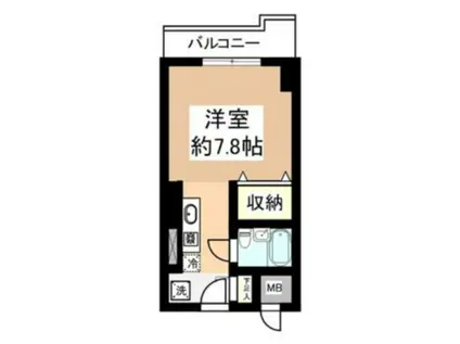 シティフォーラム新小平(ワンルーム/4階)の間取り写真