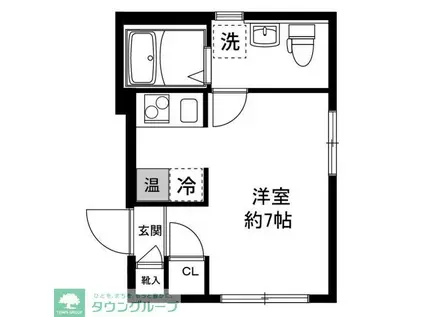 プリエール井荻(1K/4階)の間取り写真