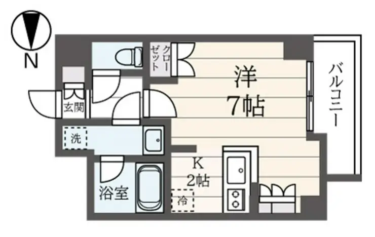 アトラス三宿池尻 1階階 間取り