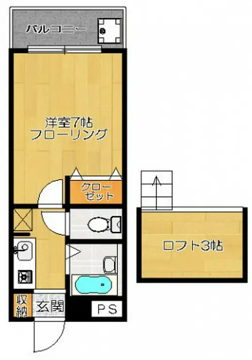 プラム常盤平 2階階 間取り