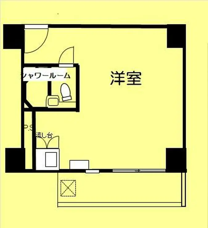 八丁堀東豊エステート 10階階 間取り