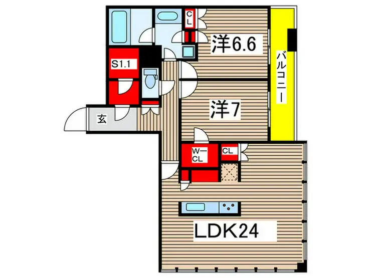 CHIBA CENTRAL TOWER 38階階 間取り