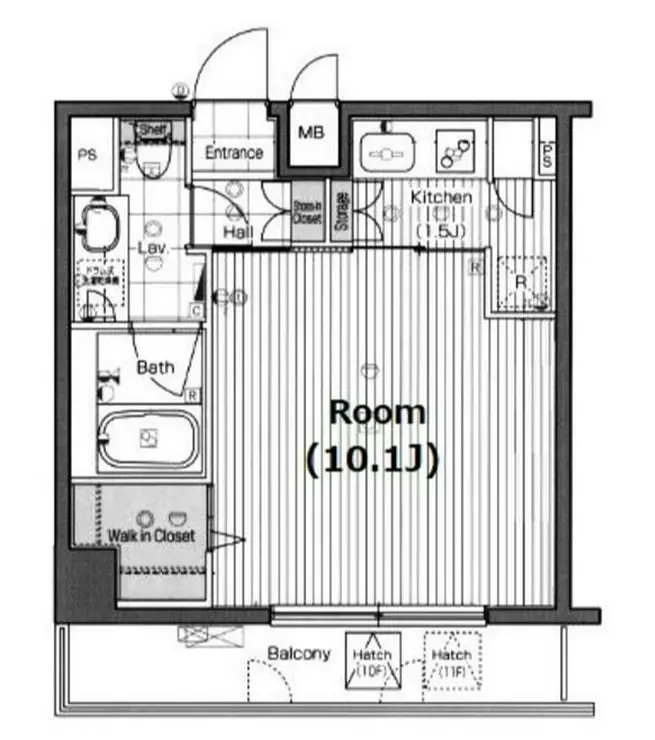 グランド・ガーラ三田 10階階 間取り