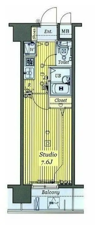ガラ・ステージ茗荷谷 6階階 間取り