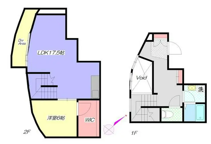 コルティーレ世田谷 1階階 間取り
