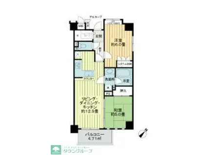 アプレ野方STORIA(2LDK/3階)の間取り写真