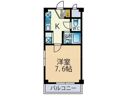 本山マンション(1K/3階)の間取り写真
