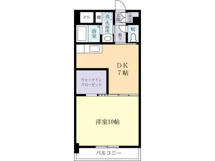 DREAM YS(1DK/2階)の間取り写真