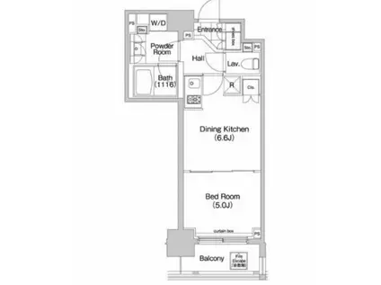 コンフォリア三田イースト(1DK/3階)の間取り写真